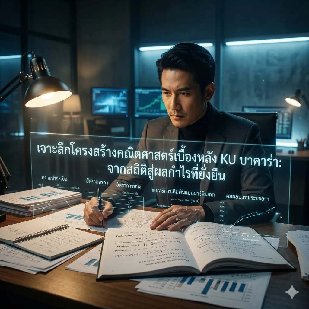 เจาะลึกโครงสร้างคณิตศาสตร์เบื้องหลัง KU บาคาร่า: จากสถิติสู่ผลกำไรที่ยั่งยืน